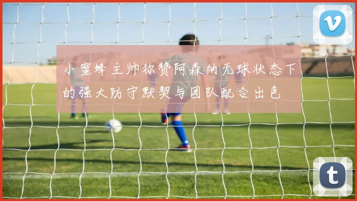 小蜜蜂主帅称赞阿森纳无球状态下的强大防守默契与团队配合出色